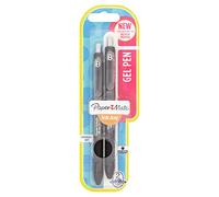 Paper Mate InkJoy Gel Pen, Medium Point - Black, Pack of 2