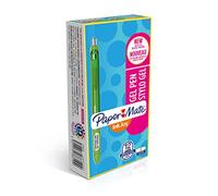 Paper Mate InkJoy Gel Pen, Medium Point - Lime, Box of 12