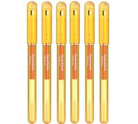Paper Mate Inkjoy Gel Pens 0.5mm Fine Yellow 6 Pack
