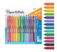 Paper Mate InkJoy Gel Pens | Assorted Vibrant Ink Colours | For Writing, Colouring & Journalling | Medium Point (0.7mm) | 14 Count