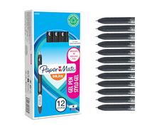 Paper Mate InkJoy Gel Pens | Medium Point (0.7mm) | Black Ink | 12 Count