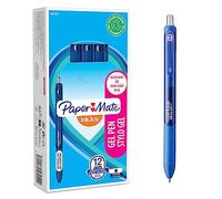 Paper Mate InkJoy Gel Pens | Medium Point (0.7mm) | Dark Blue Ink | 12 Count