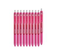 Paper Mate Inkjoy Gel Retractable Gel Ink Pens, Pack of 10 (Pink, Medium Point)