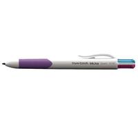 Paper Mate InkJoy Quatro Ball Pen (Clip-on Retractable Pen, Blue, Green, Purple, Red, Multicolour, Medium, Ambidextrous)