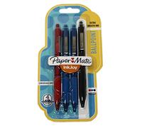Paper Mate Inkjoy Retractable Ballpoint Pens. Asst Colours. Pack of 4.