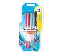 Paper Mate InkJoy Wrap Ballpoint Pens | Retractable Medium Point | Assorted Colours | 4 Count