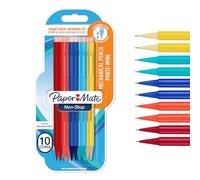 Paper Mate Non-Stop Mechanical Pencil | 0.7mm with Shock-Absorbing Tip | HB #2 | Assorted Barrel Colours | 10 Count