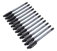 Paper Mate Papermate Flexgrip Ball Pen Medium Black (Pack-12)