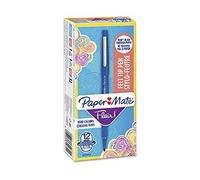 Paper Mate S0191013 Flair Pen 1.1mm Medium Tip Blue Box of 12