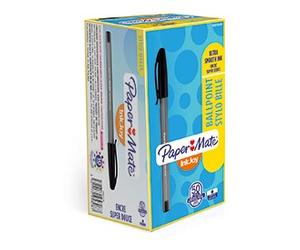 paper Mate S0957120 Inkjoy 100 Capped Medium Black Tuck x 50