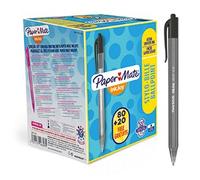 Paper Mate InkJoy 100RT Retractable Ballpoint Pens | Medium Point (1.0mm) | Blac