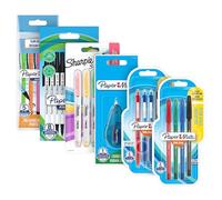 Paper Mate & Sharpie Pens Set | Stationery Supplies | Ballpoint Pens, Highlighters, Mechanical Pencils & Correction Tape | Perfect for School & Office | 26 Count