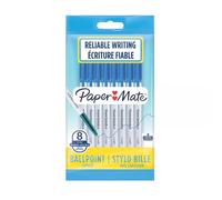 Papermate Assorted Capped Ballpoint Pens 8 Pack