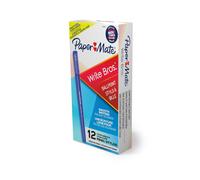 Paper Mate Write Bros Ballpoint Pens Medium Point (1.0mm) Blue 12 Count (3311131)