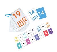 Paper Math Practice Flashcards Travel Friendly Design Arithmetics Study Cards For Classroom And Home Practice Math Teaching Exercise Cards