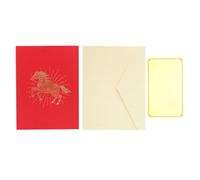 Paper Message With Equine Design - Classic Stationery, Souvenir, Birthday Gift, Faithful Companion For Men And Women, Long Lasting Party Element | A Compact And Stylish Gift