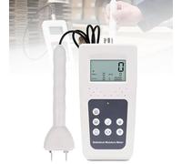 Paper Moisture Meter, Digital Paper Moisture Tester with Statistical Data Storage, ±0.5% Accuracy, LCD Display, Moisture Alarm for Waste Paper, Paper Rolls, Cardboard & Packaging