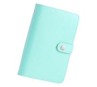 Paper Money Collection Album 50 Pockets Leather Holder Currency Collection Holder Paper Storage Book 7x5Inch Travel Budget Planner