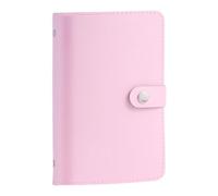 Paper Money Collection Album 50 Pockets Leather Holder Currency Collection Holder Paper Storage Book 7x5Inch Travel Budget Planner
