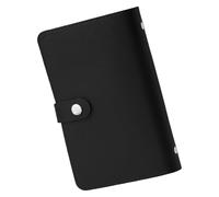 Paper Money Collection Album 50 Pockets Leather Holder Currency Collection Holder Paper Storage Book 7x5Inch Travel Budget Planner