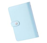 Paper Money Collection Album 50 Pockets Leather Holder Currency Collection Holder Paper Storage Book 7x5Inch Travel Budget Planner