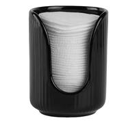 Paper Mouthwash Cup Holder | Paper Cups Dispenser Holder - Bathroom Cup Storage Dispenser With Stylish Vertical Stripes And U-Shaped Notch Design for Apartment