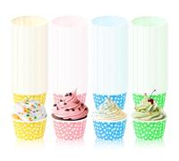 Paper Muffin Cases, 200 Pcs High Temperature Resistant Baking Cupcake Liners, Baking Cupcake Cases for Birthdays Parties Weddings Decorations