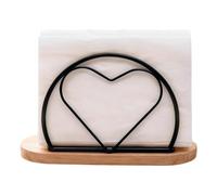 Paper Napkin Holder - Non Slip Table Organizer, Stylish Bar Decor Stand, Durable Kitchen Tissue Rack, Compact Desk Storage Design | for Dining Table Kitchen Bathroom Bedroom Apartment Dorm Restaurant