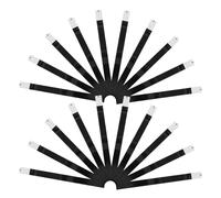 Paper Napkin Rings Self Adhesive 100pcs Black for Table Setting