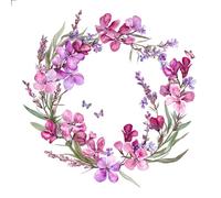 Paper Napkins 33 x 33 cm 3-Ply Pack of 20 - High-Quality & Sustainable - Disposable Motif Napkins Birthday Napkins - Willow Motif Paper Napkins for Party Everyday Use