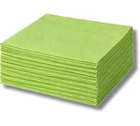 Paper Napkins 33cm 2 Ply - Pack of 20 Disposable Luncheon Serviettes - Soft & Absorbent Party Napkins for Weddings, Birthdays & Catering (Green)