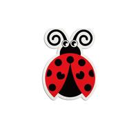 Paper Napkins Disposable Decorative Ladybug Shaped Dinner/Lunch Napkins for Party, Home Table Decor. 60PCS, 2-Ply, Folded 4.72 x 6.30 In.