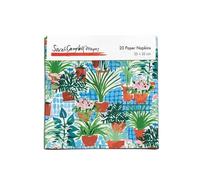 Paper Napkins/Serviettes - Artistic Glasshouse Gardener Design by Sarah Campbell - Disposable Tableware - Eco-Friendly