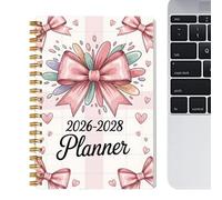 Paper Notebook - Three Year Organizer, Weekly Daily Planner, 2026-2028 Weekly Daily Thick Paper Notebook | Hardcover 3 Year Planner Calendar For Home School Office Work Appointment Academic