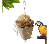 Paper Parrot Chewing Shredding Toys - Colorful Bird Enrichment Toy, Cage Decor Accessories | Interactive Chew Toys for Promoting Exploration, Playfulness, and Daily Physical Activity in Pet Birds