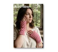 Paper Pattern - ShiFio's Patterns, Aran Fingerless Gloves Crochet Pattern CP459