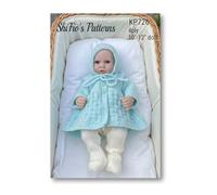 Paper Pattern ShiFio's Patterns Doll Clothes Knitting Pattern KP726, 4 Ply Jacket, Hat and Leggings Set for 10-12 Inch Dolls