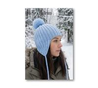 Paper Pattern - ShiFio's Patterns - Knitting Pattern for Double Knitting Ribbed Earflap Beanie, KP587