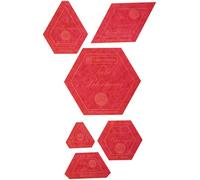 Paper Pieces Acrylic Fabric Cutting Template for Tula'S Bloomers Set 4, None