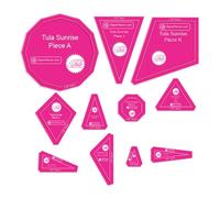 Paper Pieces Tula Sunrise 11pc Acrylic Template Set English