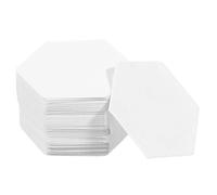 Paper Piecing Hexagon Pack White Die Cut Cardstock Approx 16 Mm 200 Pieces for Quilt Block Making Consistent Fabric Alignment Practice