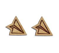Paper Plane Airplane Earrings Ear Studs Earstuds Miniblings Flying Origami