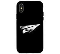 Paper Plane Flying Throw Origami Retro Flight Case for iPhone X/XS