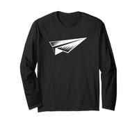 Paper Plane Flying Throw Origami Retro Flight Long Sleeve T-Shirt