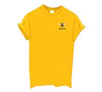 PAPER PLANE LONDON Be Kind T-Shirt Bee Kind (Yellow, XX-Large)