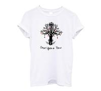 PAPER PLANE LONDON Once Upon a time Tshirt/Top (White, Large)