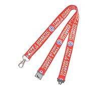 PAPER PLANE LONDON Type 1 Diabetic printed Lanyard -Diabetes Medical Alert insulin Dependent