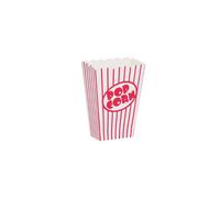 Unique 19578 Small Popcorn Boxes-8 Count (Pack of 1), Multicolour