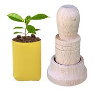 Paper Pot Maker for Seedlings - Easy to Carry Newspaper Seedling Pot Maker | Newspaper Pot Making Tool | Seedling Starter Pots Makers Wood | Pots from Newspaper and Scrap Paper for the Next Planti