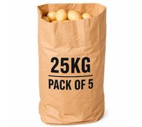 Paper Potato Sacks Recyclable 850mm x 330mm Holds Up To 25KG Pack Of 5